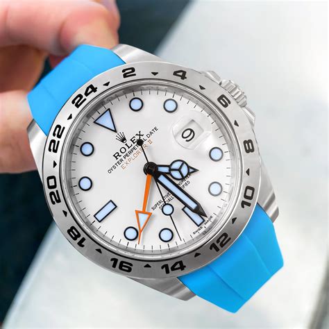 armband rolex explorer|Rolex explorer blue strap.